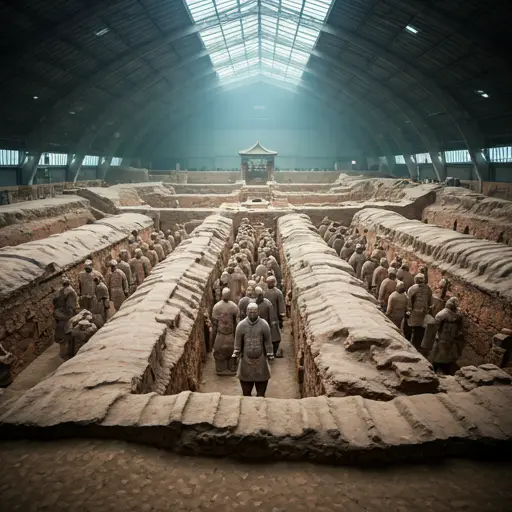 Terracotta Warriors display